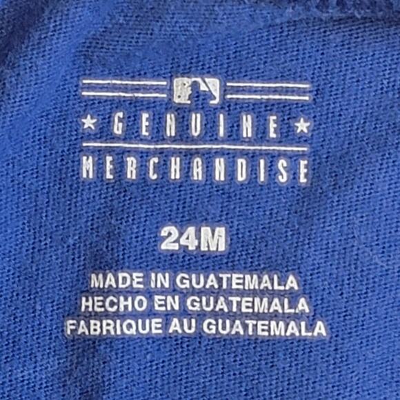 Los Angeles Dodgers Tshirt Boys Sz 24M Blue MLB Baseball LA Graphic Tee Shirt - Picture 5 of 6